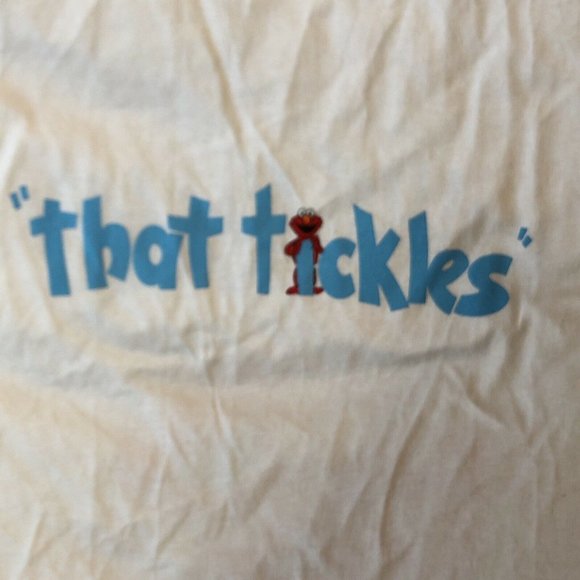 RARE 90s "That Tickles" Elmo Sesame Street 2-Sides - Picture 7 of 7